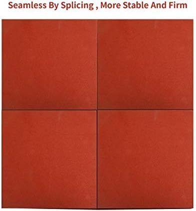 MYOYAY 4 Pack Interlocking Tiles 20"x20"x1" Heavy Duty Rubber Tile Green - Image 4