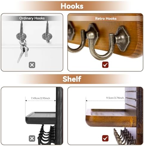 Key Holder for Wall, Mail Organizer Wall Mount - Image 5