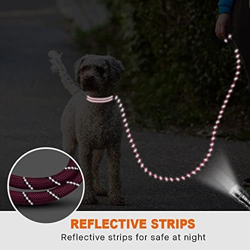 Taglory Rope Dog Leash for Small Medium Dogs, 5 FT Padded Handle - Image 5