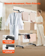 VEVOR Clothes Drying Rack, 4-Tier Foldable Laundry Dryer Rack, Metal Drying - Image 4