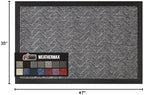 GORILLA GRIP WeatherMAX Door Mat, Indoor Outdoor Use - Image 2