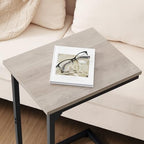 AMHANCIBLE C Shaped End Table Set of 2, Couch Side Table that Slide Under - Image 6
