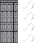 Over the Door Shoe Organizer, 24 Mesh Pockets, Hanging Storage by Unknown
