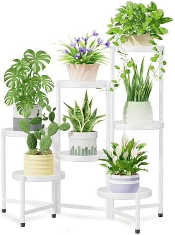 iDavosic.ly 7 Tier Large Plant Stand Indoor Outdoor, 10 In Wide Tray by iDavosicly