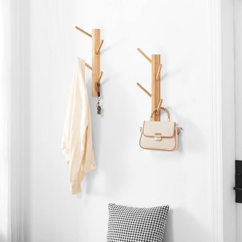 TIOPGHAD 2-Pack Small Vertical Wall Mount Coat Rack by TIOPGHAD