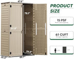 61 Cu.Ft Resin Storage Shed - Image 3