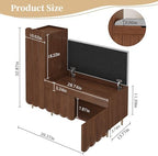 3More L-Shaped Entryway Shoe Bench - Image 2