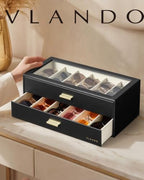 VLANDO 12-Slot Sunglasses Organizer Case - Image 7