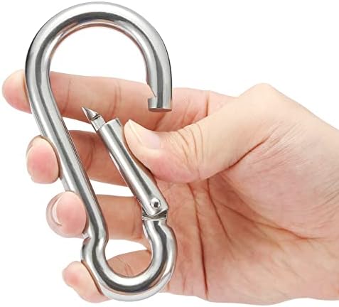sprookber Stainless Steel Spring Snap Hook Carabiner - Image 4