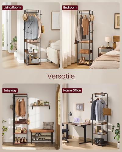 VASAGLE Freestanding Coat Rack, Hall Tree - Image 6
