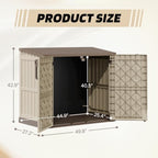 Horizontal Outdoor Storage Cabinet Box 36 Cu Ft - Image 6