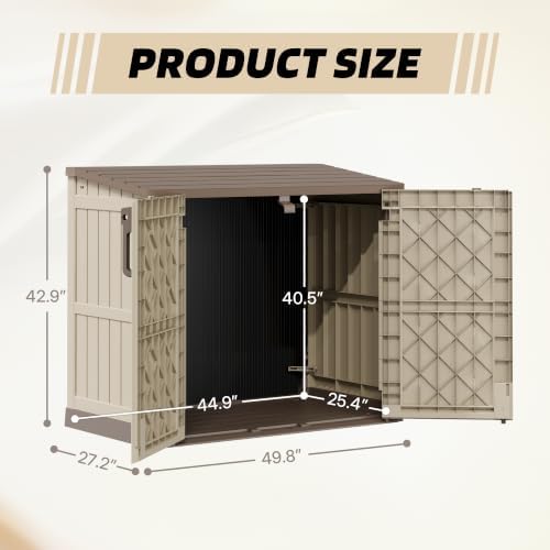 Horizontal Outdoor Storage Cabinet Box 36 Cu Ft - Image 6