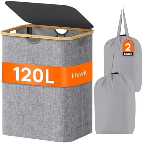 Lifewit 120L Large Laundry Basket by Lifewit
