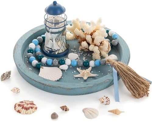Hanobe Coastal Decorative Tray, Farmhouse Plate by Hanobe
