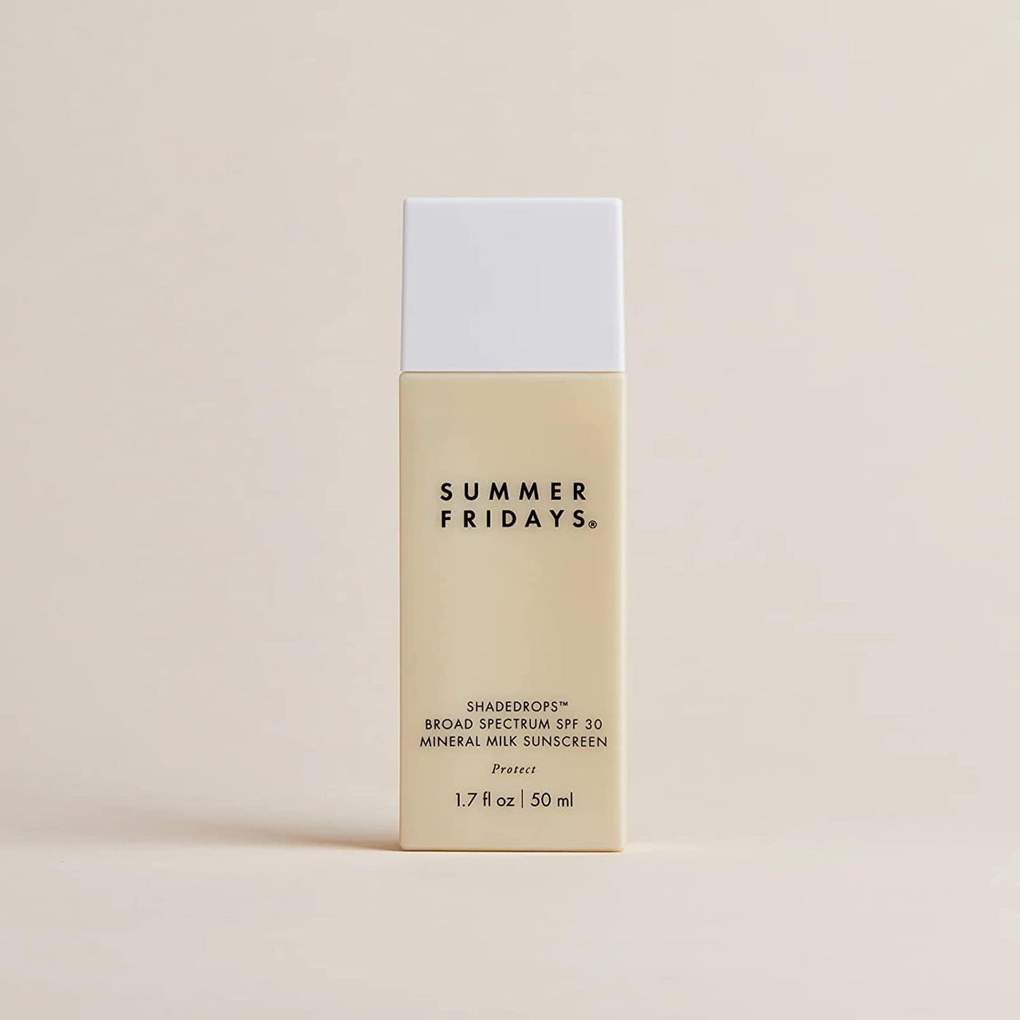 Summer Fridays ShadeDrops Broad Spectrum SPF 30 Mineral Milk Face Sunscreen with Zinc Oxide - Lightweight, Moisturizing Formula with a Soft, Natural Finish (1.7 Fl Oz)