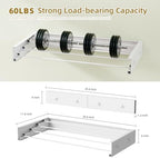 BAKON Wall Mounted Clothes Drying Rack 23.6'', Space Saving - Image 6