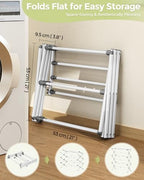 APEXCHASER 3-Tier Foldable Clothes Drying Rack, 37.6" H - Image 4