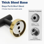 NearMoon Bath Towel Hooks- SUS 304 Stainless Steel Robe Hook Holder, Heavy Duty - Image 4