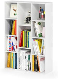 Furinno LUDER Book Shelf, 11-Cube Bookshelf, Reversible Bookcase, 9.4 x 29.1 x by Furinno-FitsYourSpaceFitsYourBudget