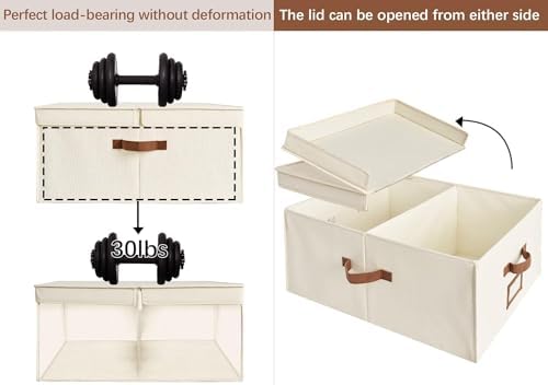 StorageWorks Large Decorative Storage Boxes - Image 3