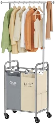 Tajsoon 2 Section Laundry Sorter Hamper by Tajsoon