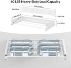 Foldable Wall-Mounted Clothes Drying Rack, 23.6 Inches, Holds up to 60 lbs - Image 2