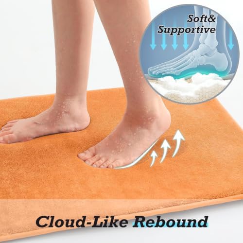HUXMEYSON Bathroom Rugs Sets 3 Piece, Non-Slip & Quick Dry Bath Mat Set - Image 7