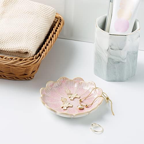 BEUNAIZER Jewelry Dish Tray, Ring Dish, Ceramic Trinket Tray, Key Bowl - Image 5