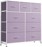WLIVE Tall Dresser for Bedroom, 9 Drawer Chest of Drawers by WLIVE