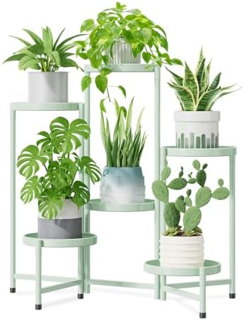 iDavosic.ly 6 Tier Large Plant Stand Indoor Outdoor, 10 In Wide Tray by iDavosicly