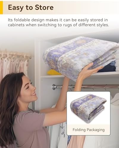 RELEANY Washable Area Rug - Image 7