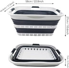 SAMMART 42L Collapsible Plastic Laundry Basket - Image 3