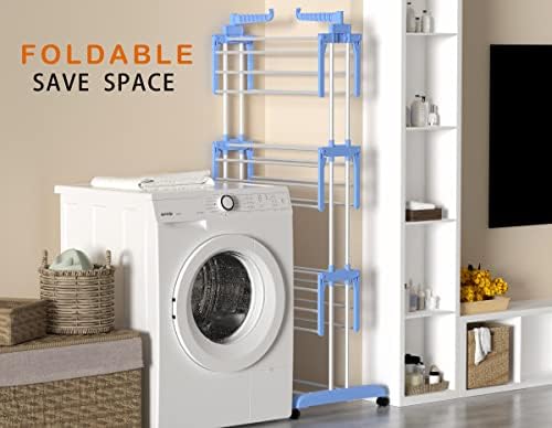 HOMIDEC Clothes Drying Rack, 4-Tier Foldable Drying Rack Clothing - Image 4