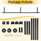 Oroonoko 72" Wall Mounted Clothes Rack, Closet Rods - Image 4