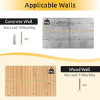 Oroonoko 72" Wall Mounted Clothes Rack, Closet Rods - Image 4