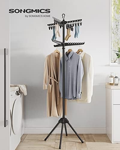 SONGMICS Clothes Drying Rack, 72.8-Inch Drying Rack, 3 Rotatable Arms - Image 2