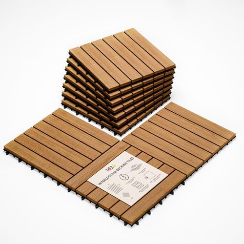 Idzo Interlocking Deck Tiles 9.6 SQFT by Idzo