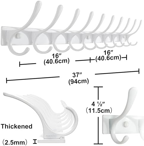 SKOLOO Wall Mounted Coat Rack - Image 6