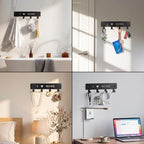 4-Hook Metal Key Holder Wall Mount - Image 7
