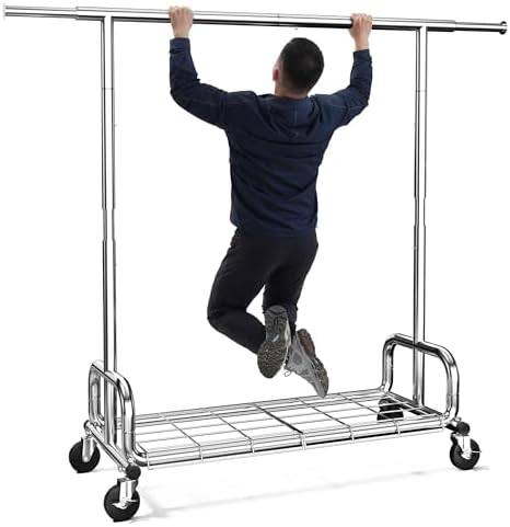 HOKEEPER Clothing Racks Heavy Duty Clothes Rack Adjustable Garment Rack by HOKEEPER