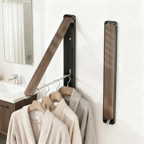 Clothes Drying Rack Wall Mounted by HighQualityBathroomPartner