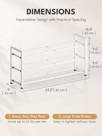 Bumusty 3 Tier Expandable Shoe Rack - Image 2
