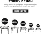 5 Pack Metal Plant Stand, Heavy Duty Plant Stands - Image 4