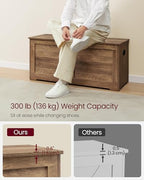 VASAGLE Storage Chest, 39.4 Inches Width Bench - Image 7