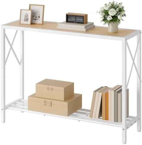 Tajsoon Console Table 41.8", 2 Tier Entryway Table by Tajsoon