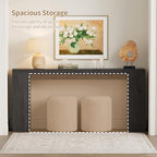 karlott 70.9" Extra Long Console Table, Farmhouse Entryway Table - Image 4