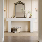 Tribesigns 63-Inch Long Console Table, Farmhouse Wooden Sofa Table Behind The - Image 6