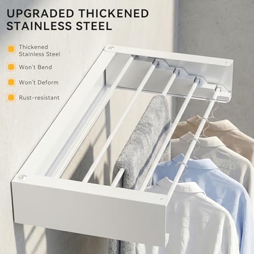 Wall Mounted Clothes Drying Rack - Image 6