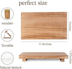 Wood Bathroom Tray Farmhouse Decor Kitchen Soap Holder, 11.8"x7" Brown - Image 2