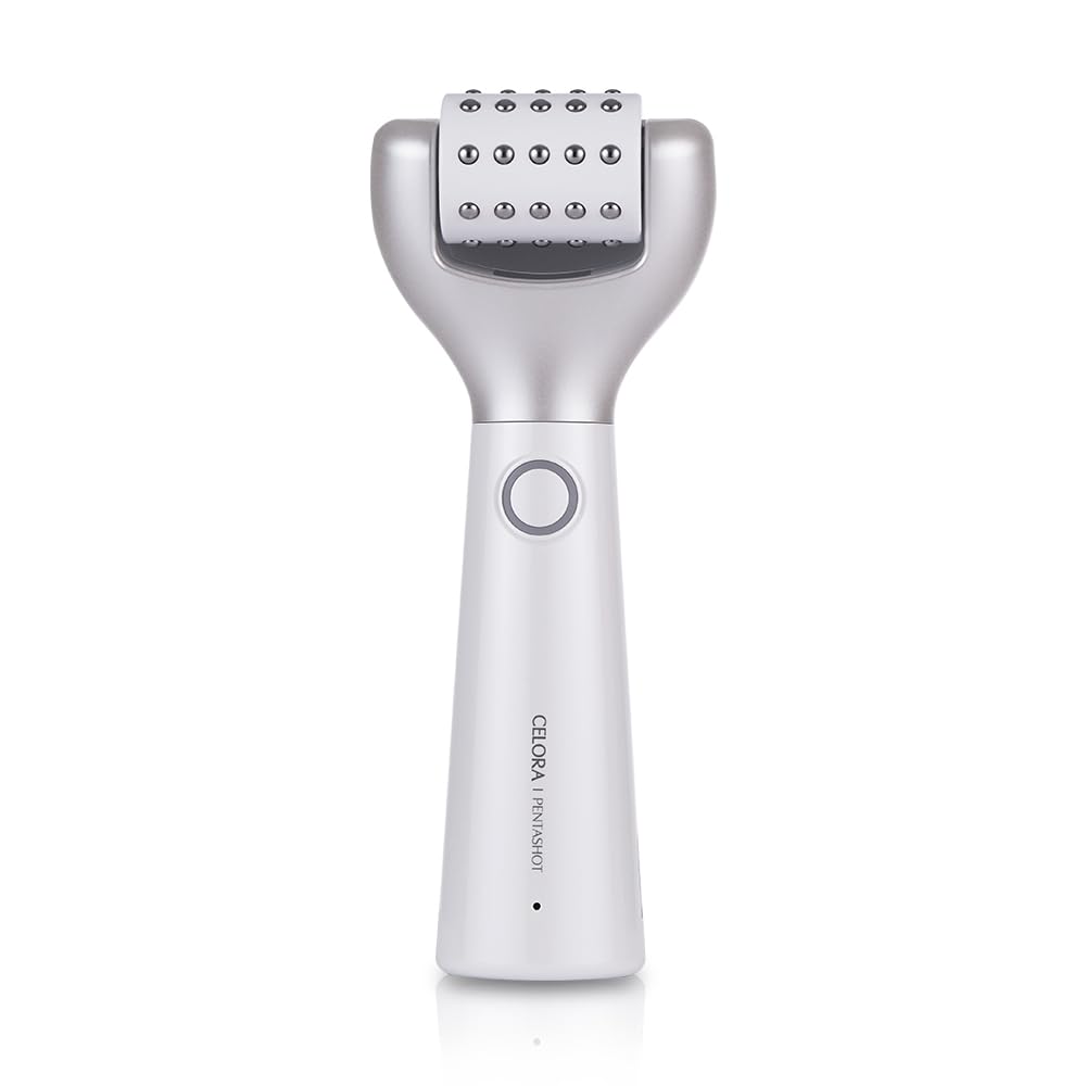 CELORABY Potension Penta-Shot Glass Skin Glow Booster | 5-in-1 Korean Skincare Device for Pore Minimizing, Black Head Care, Enhanced Absorption & Needle-Free Professional Treatment at Home